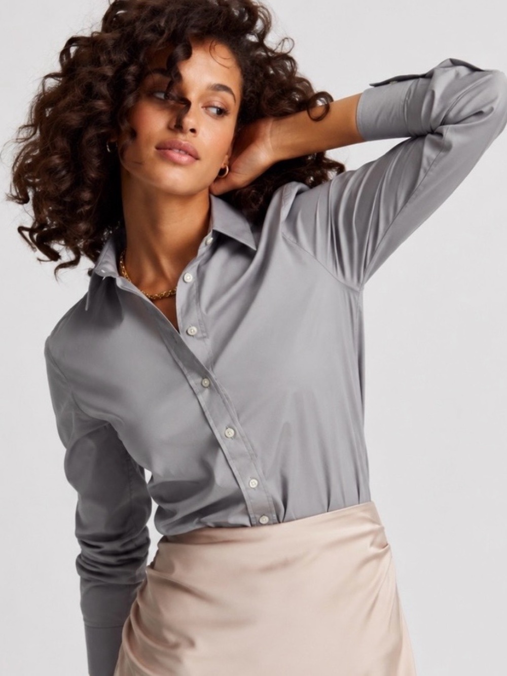 NWT The Shirt by Rochelle Behrens  Button Up Shirt